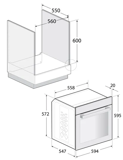 Cocooning BEKO Einbauherd BBUM113N1X mit Hydrolyse  Edelstahl BBUM113N1X 2