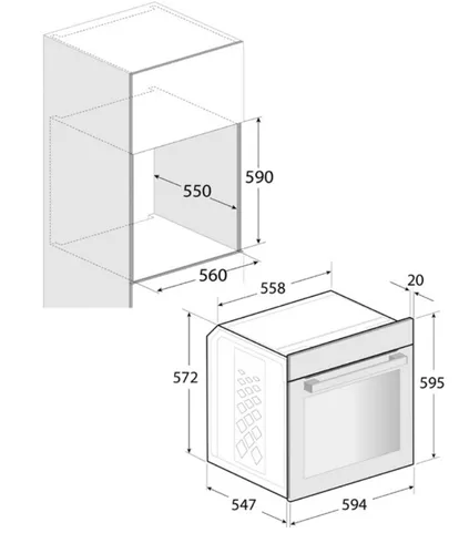 Cocooning BEKO Einbaubackofen BBIE 110N0 X mit Hydrolyse, Sologerät Edelstahl BBIE110N0X 2