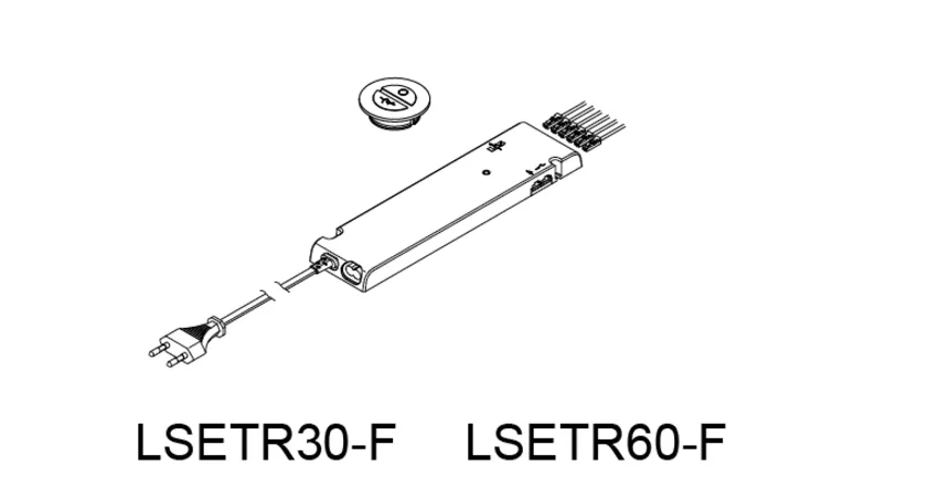 Cocooning LED-Startset mit runder Emotion Funk-Fernbedienung, bestehend aus: LSETR30-F 3
