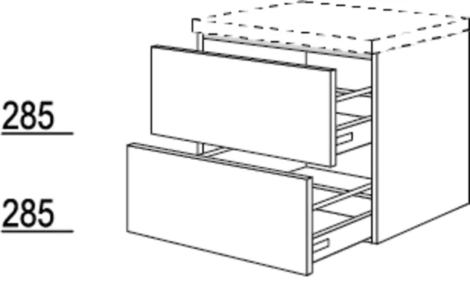 Cocooning Badezimmer-Auszugschrank BU2A60-58 5