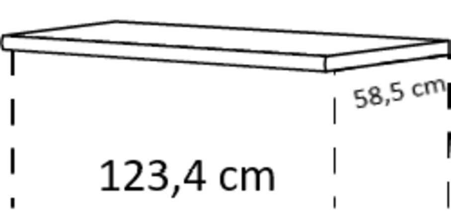 Cocooning Abdeckboden für Highboards ADB16123-59-E 0