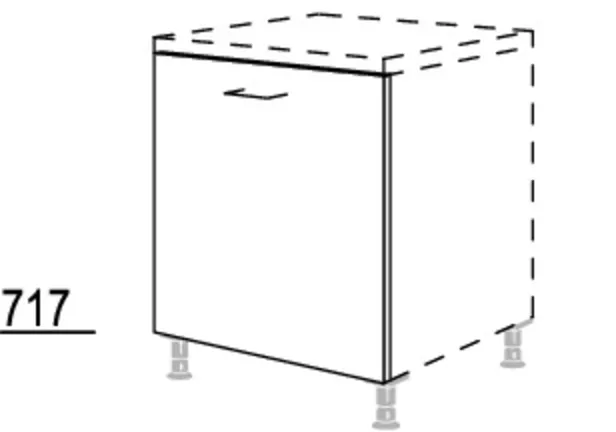 Cocooning Durchgehende Türfront GSBD45-I 1