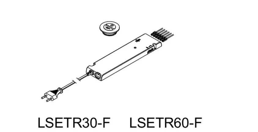 Cocooning LED-Startset mit runder Emotion Funk-Fernbedienung, bestehend aus: LSETR30-F 2