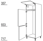 Cocooning Geräte-Umbau Kühl-Gefrierautomat GD145-1 3