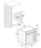 Cocooning BEKO Einbaubackofen BBIE 110N0 X mit Hydrolyse, Sologerät Edelstahl BBIE110N0X 2