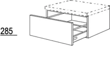 Cocooning Badezimmer-Auszugschrank BUA60-29 5